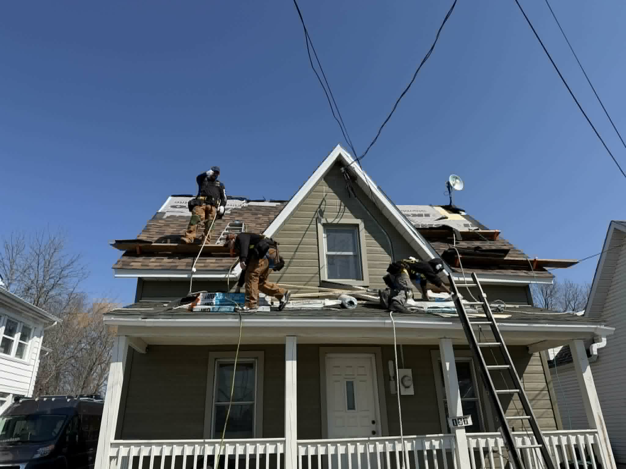 Chantier toiture — Toiture Charbonneau