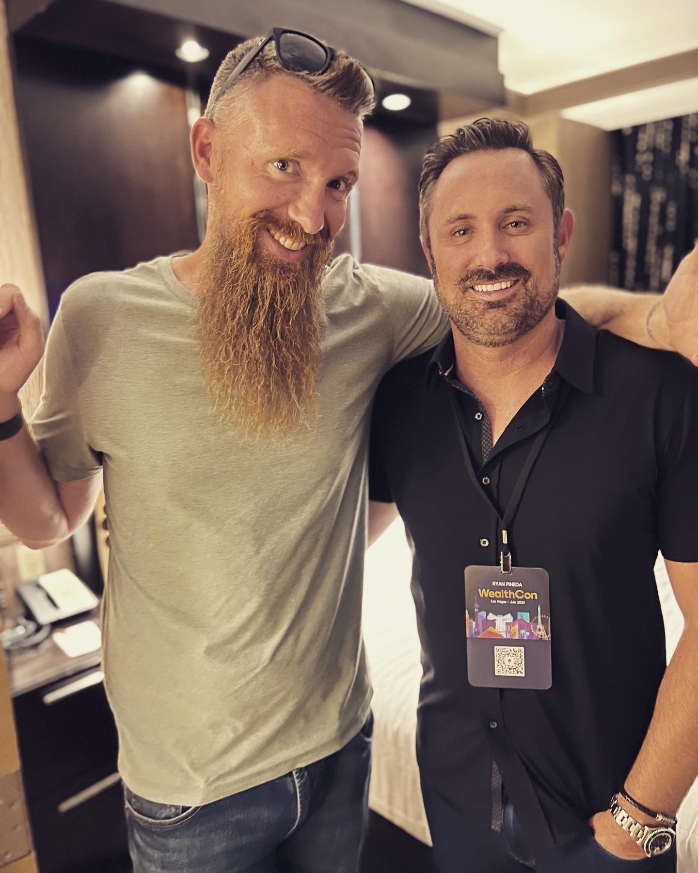 Justin Brennan at a real estate event
