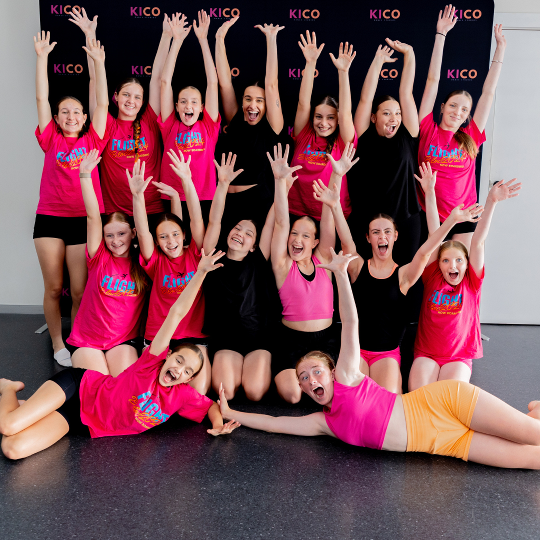 Musical theatre classes at KICO Dance Studios — combining singing, dancing, and acting for confident, creative performers in Wilton, Picton, and Bargo