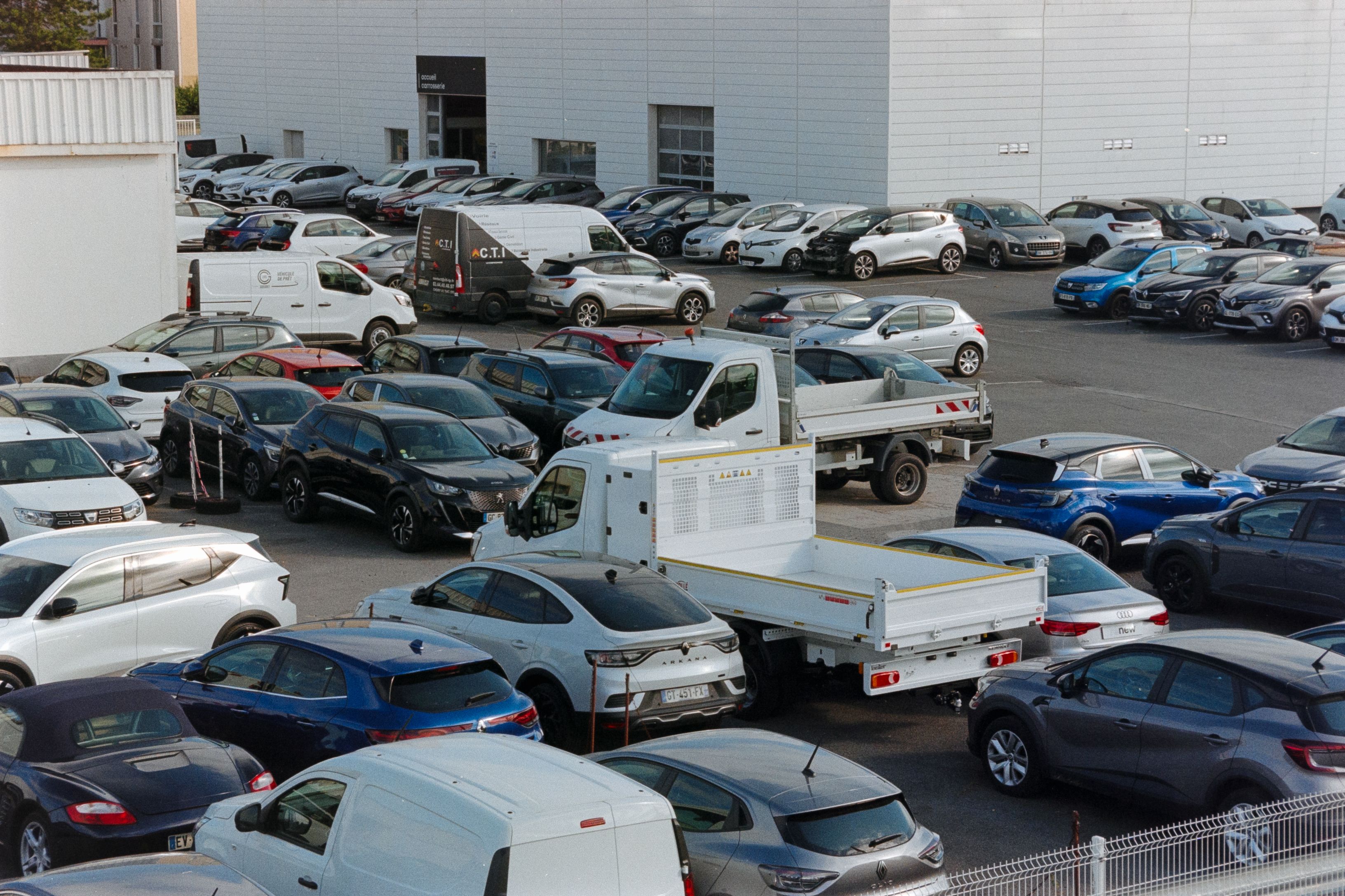 A car dealership