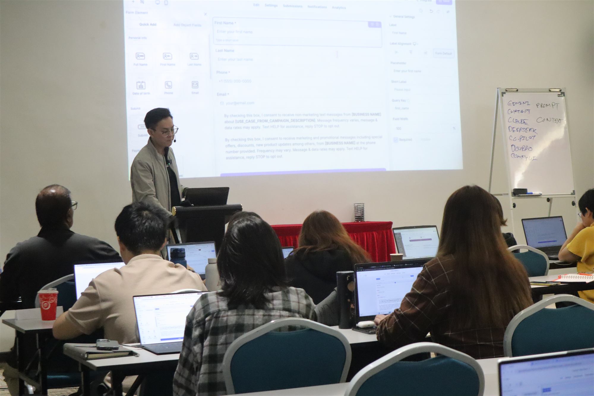 Ethan Foo teaching business owners how to digitalise their business