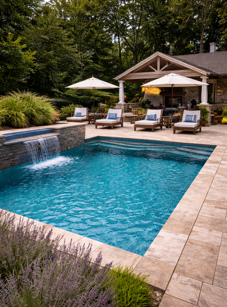 Custom pool by Summit Pool