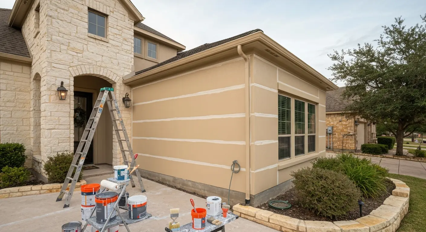 Exterior painting project