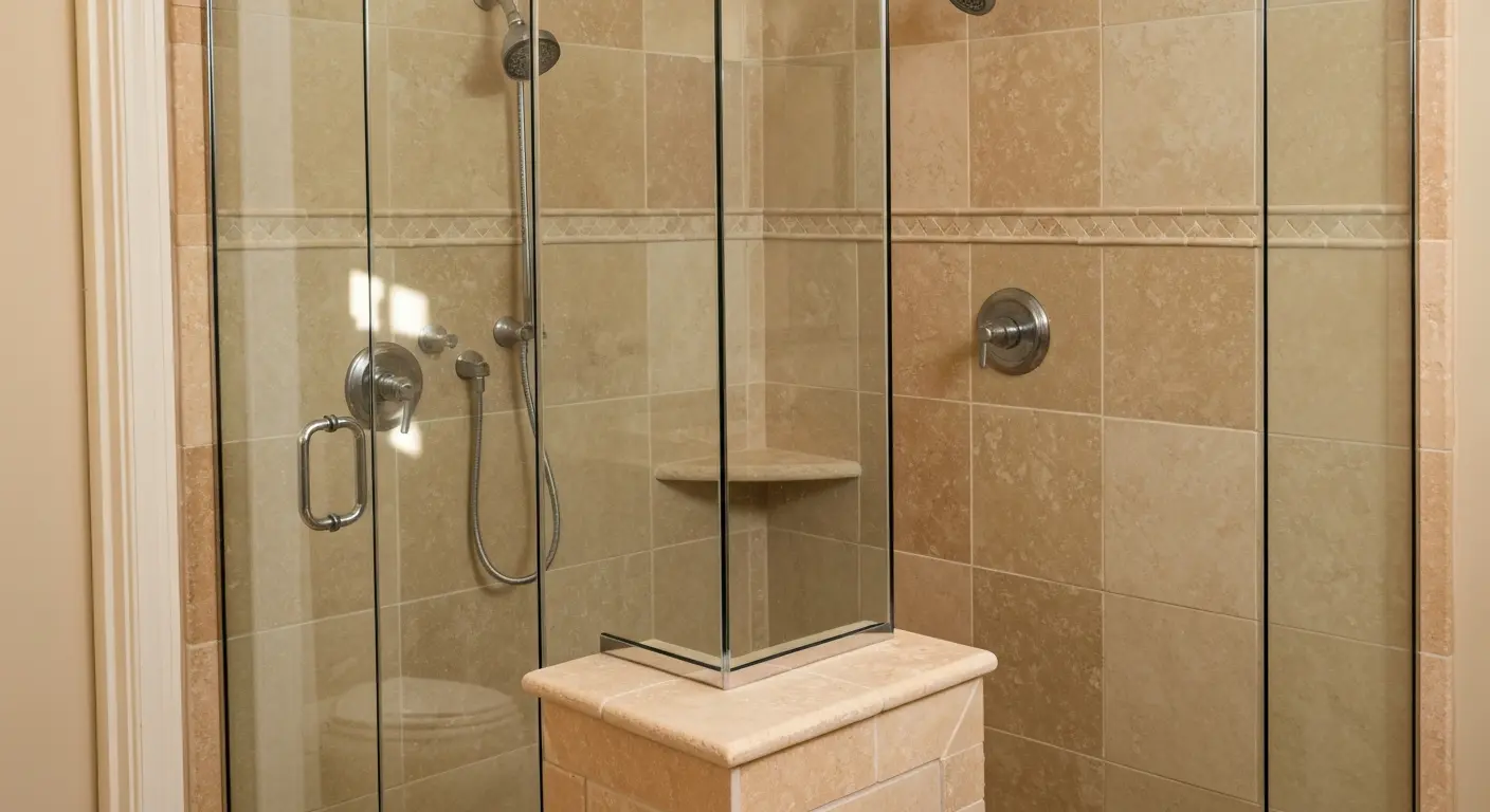 Tile shower installation