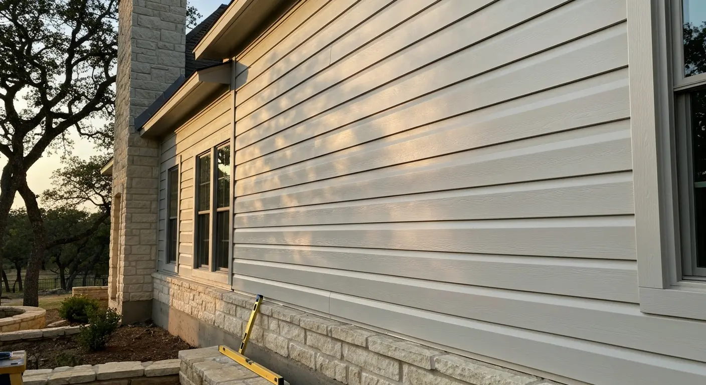 Vinyl siding installation