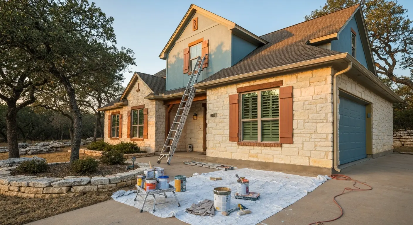 Exterior painting project