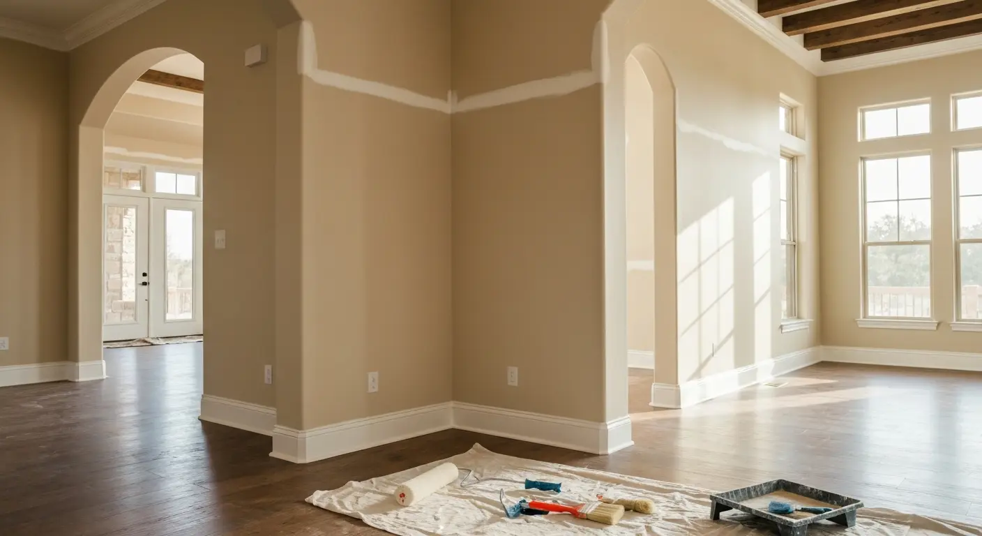 Full room interior painting project