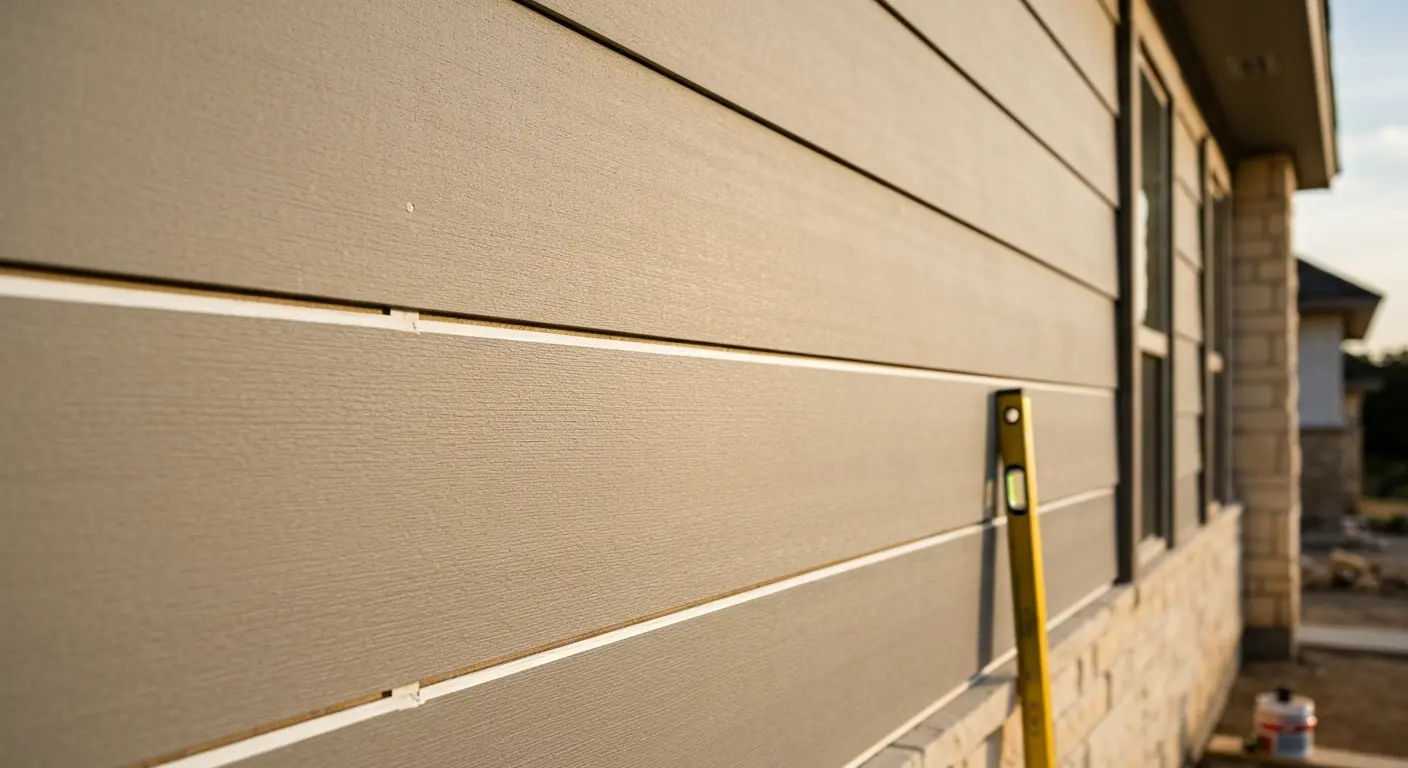 Fiber cement siding installation