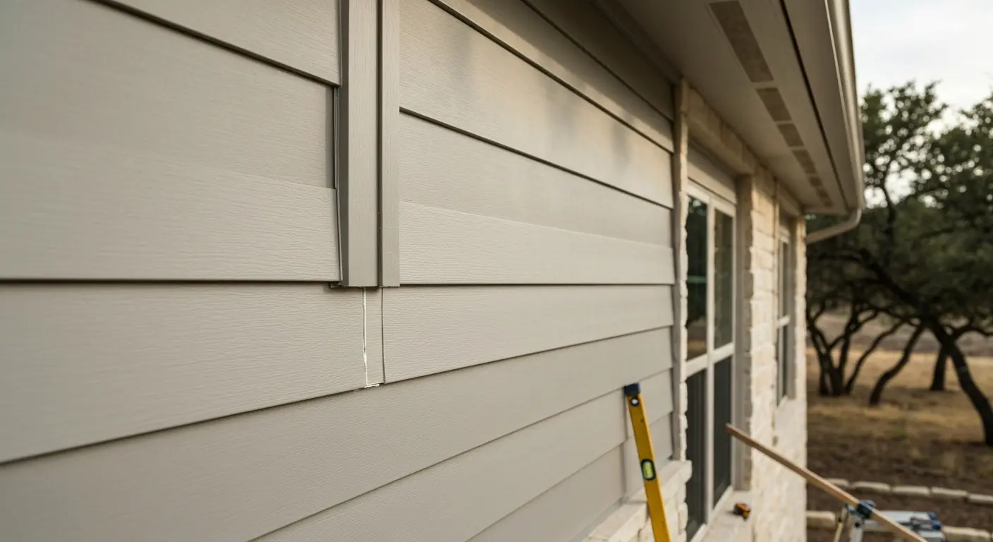 Exterior siding work
