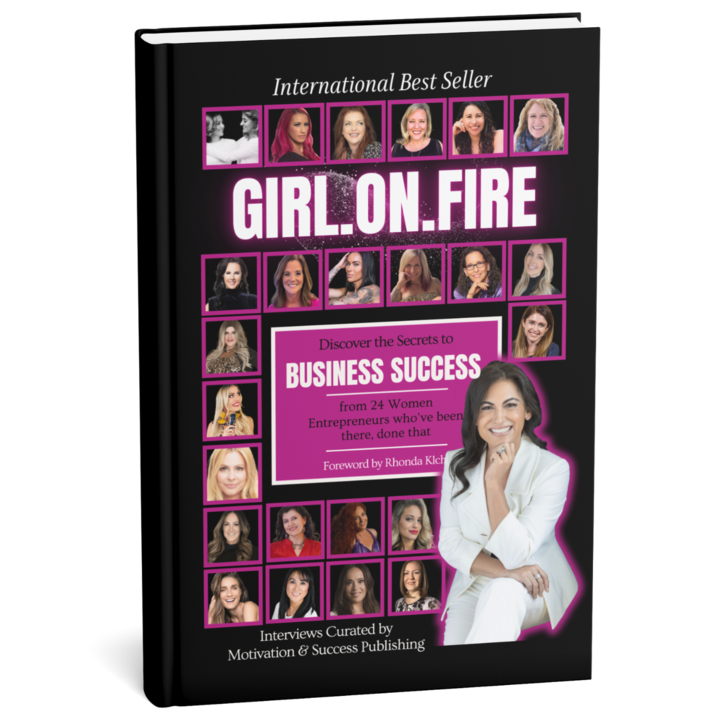 Girl on Fire Book Cover - Business Success Secrets