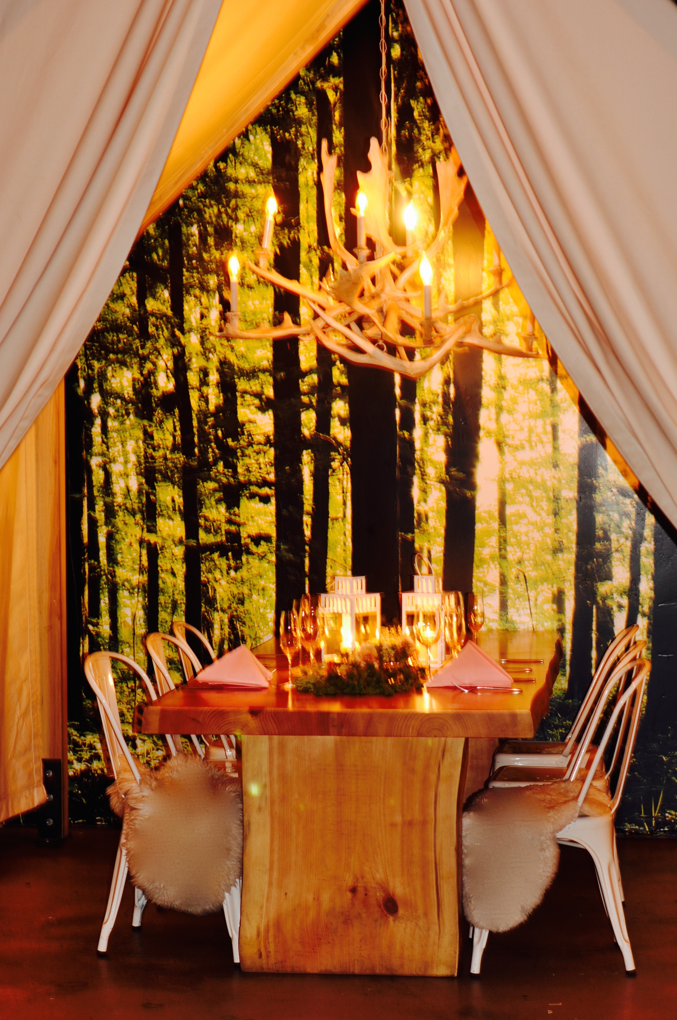 Private tent space at One Door North