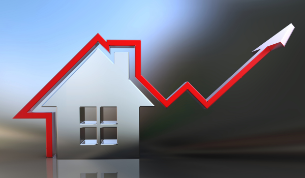Couple researching homes and learning about the real estate market before moving Couple researching homes and learning about the real estate market before moving
