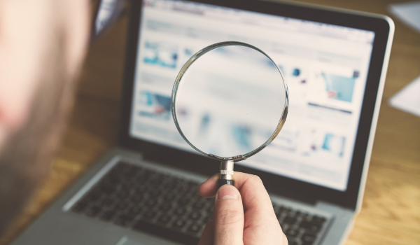 Homebuyer browsing real estate listings online while planning a future move in Maryland Homebuyer browsing real estate listings online while planning a future move in Maryland