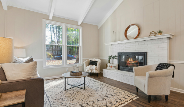 Neutral paint colors helping buyers visualize living in a Maryland home