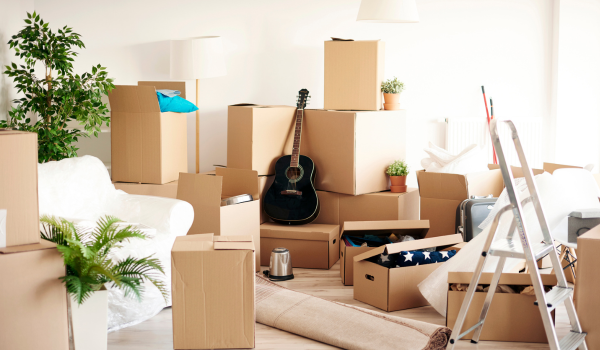 Decluttered living room creating a spacious and comfortable feeling for homebuyers