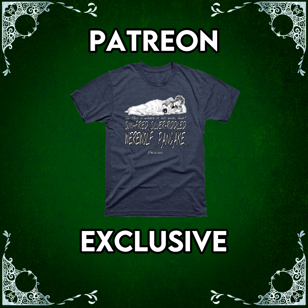a t-shirt on a green background