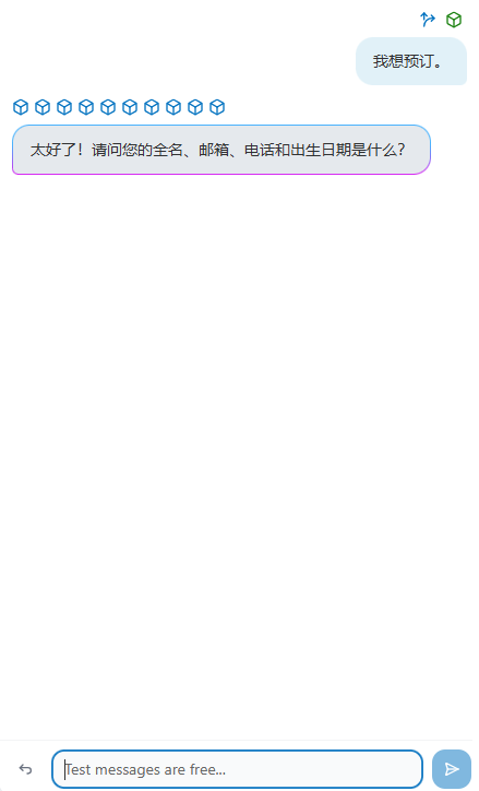 AI Fox multilingual chat example