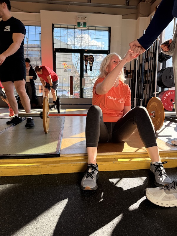 Exhausted Empower athlete