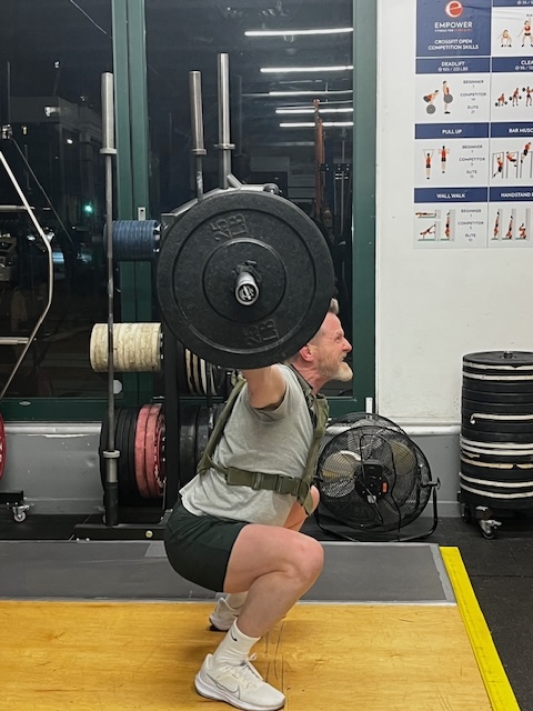 Empower athlete overhead squat Empower athlete overhead squat