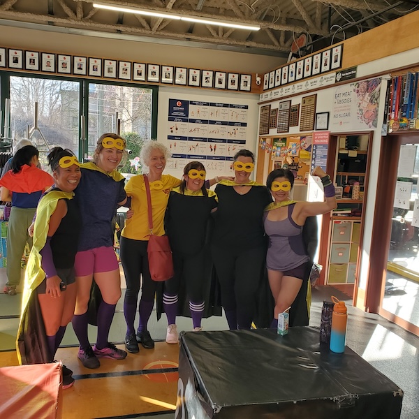 Athletes at the CrossFit Open Empower intramurals