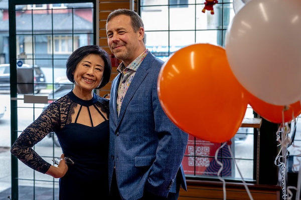 Corey Lapell and Sunghee Lapell at the Empower Gala
