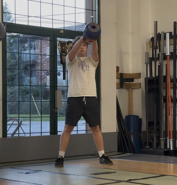 Kettlebell training at Empower