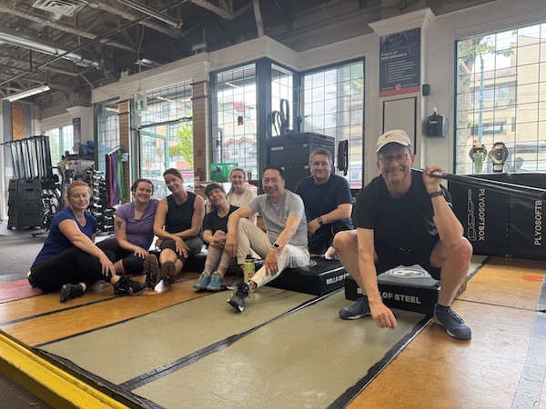Group CrossFit class at Empower Group CrossFit class at Empower