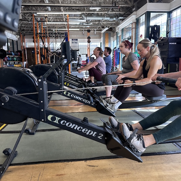 Empower members rowing Empower members rowing