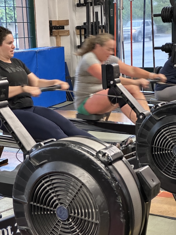 Empower group class on the rowers