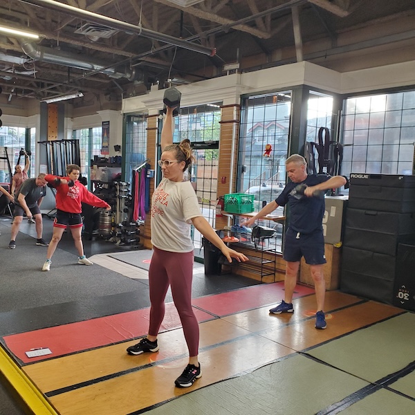Empower group fitness class