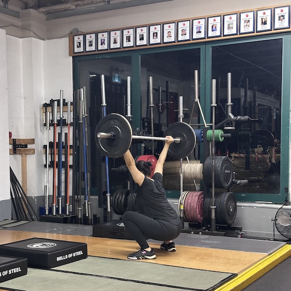 Overhead squat at Empower Overhead squat at Empower