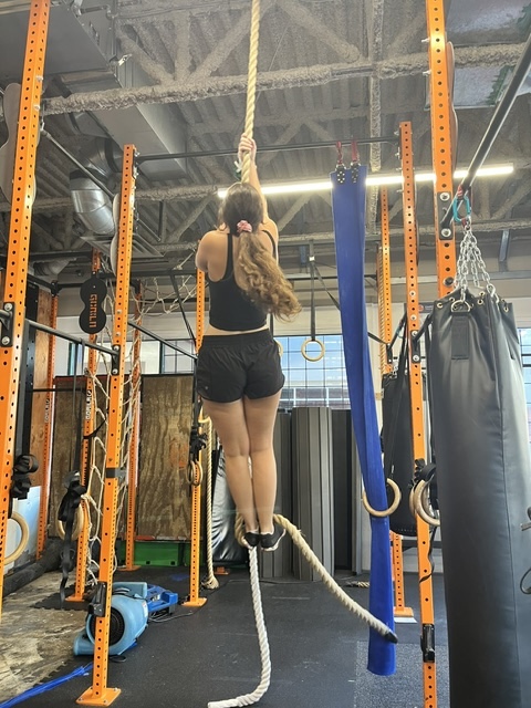 Rope climb at Empower Rope climb at Empower