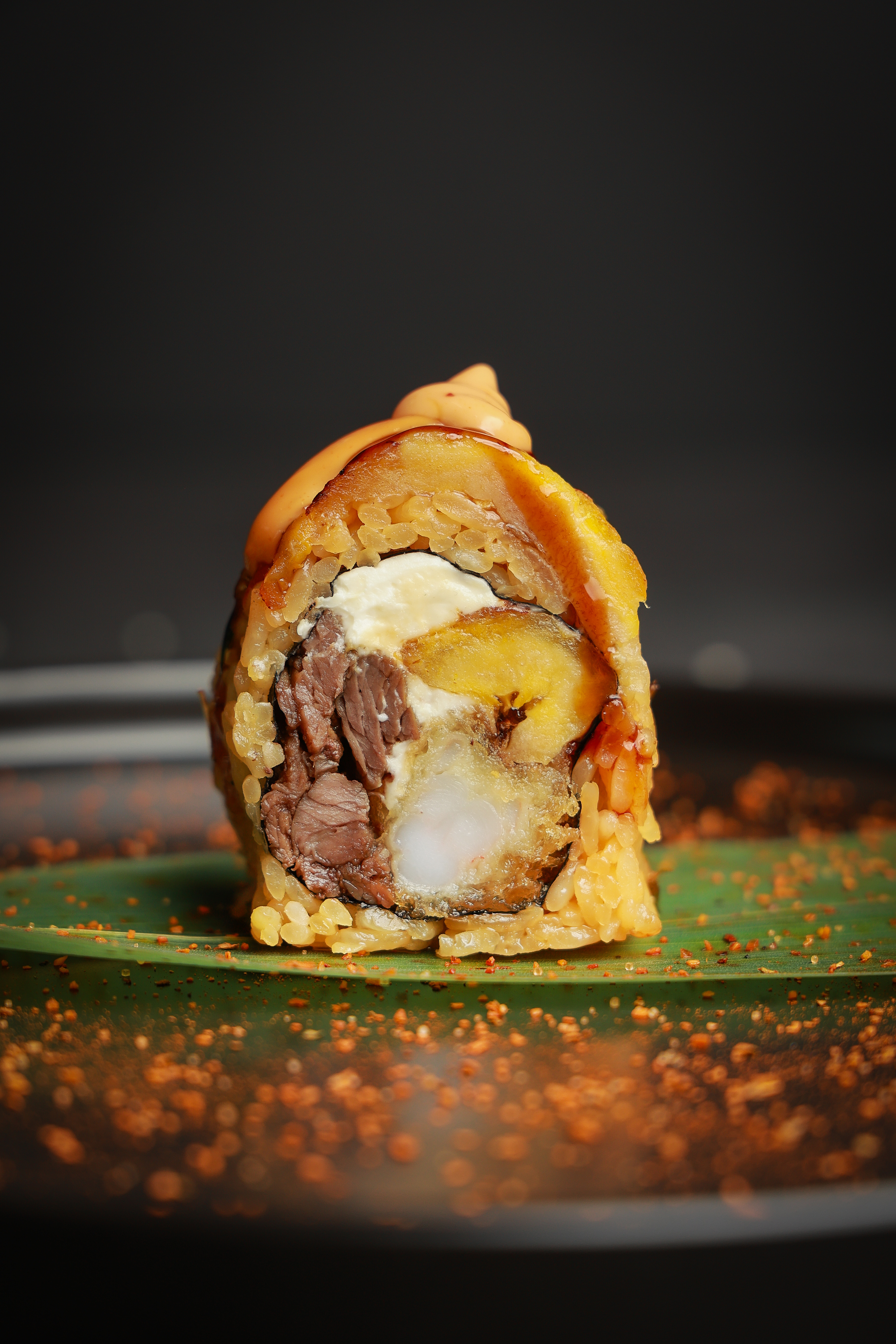 Fusion sushi platter