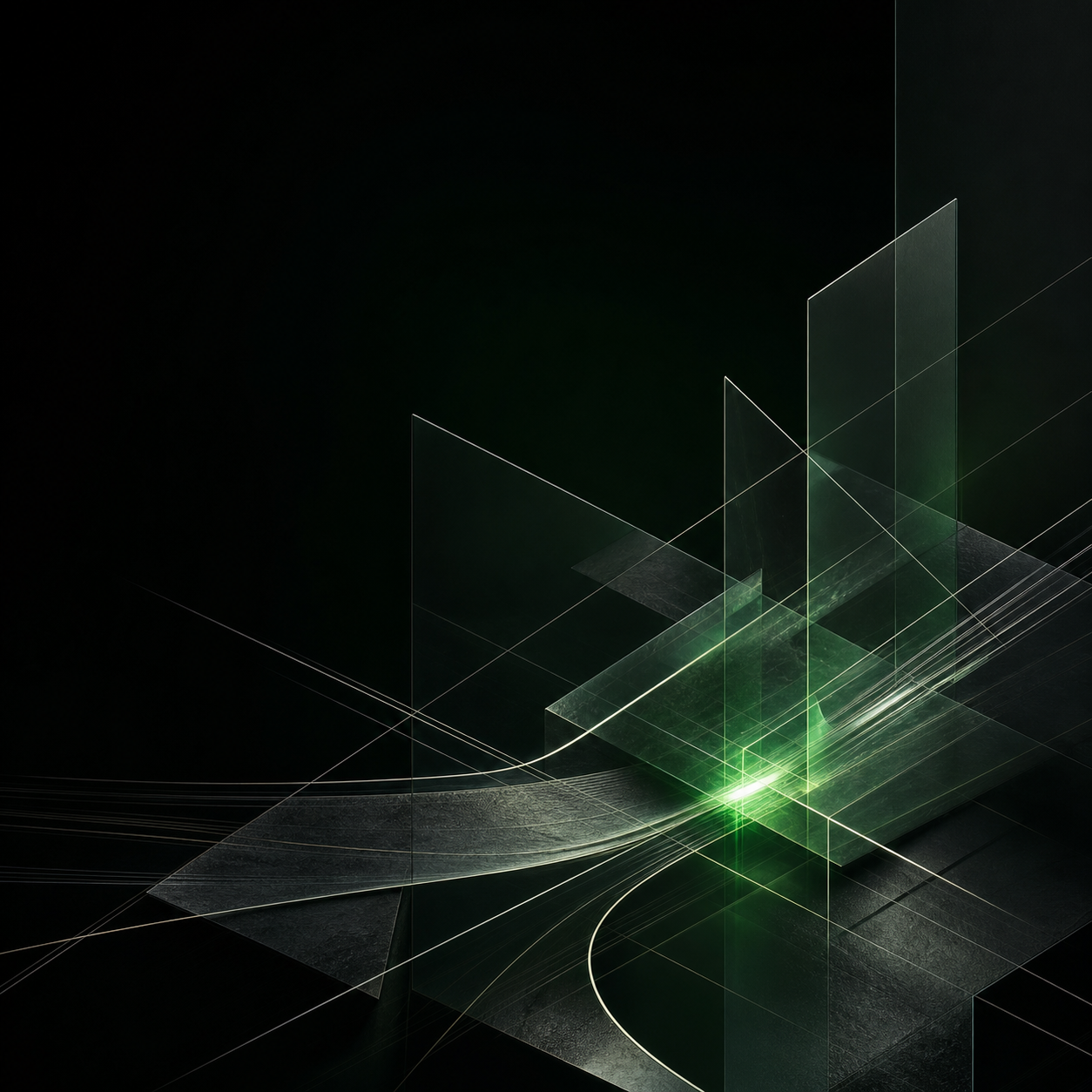 Abstract relational structure in green light