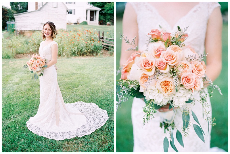 Bridal bouquet on wedding day in Greeneville TN