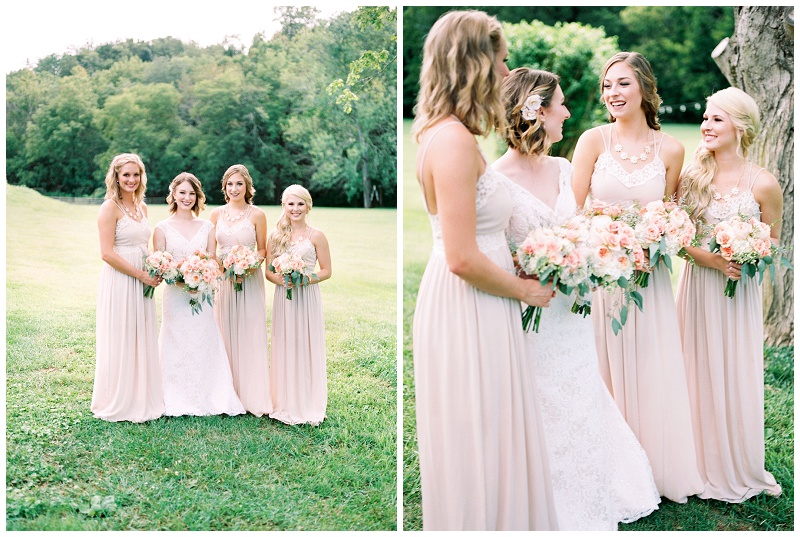 Wedding ceremony outdoors in Greeneville TN