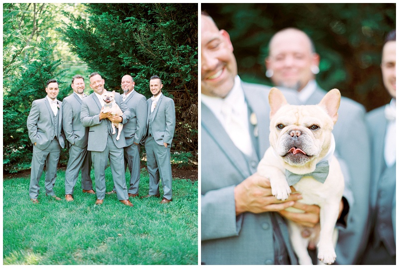 Groom with groomsmen at Knoxville TN wedding