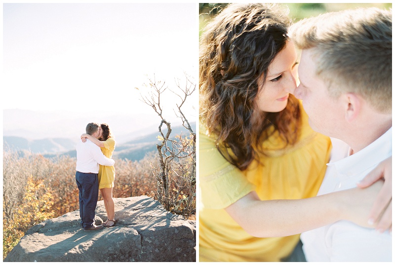 Rebekah and Braxton laughing together outdoors