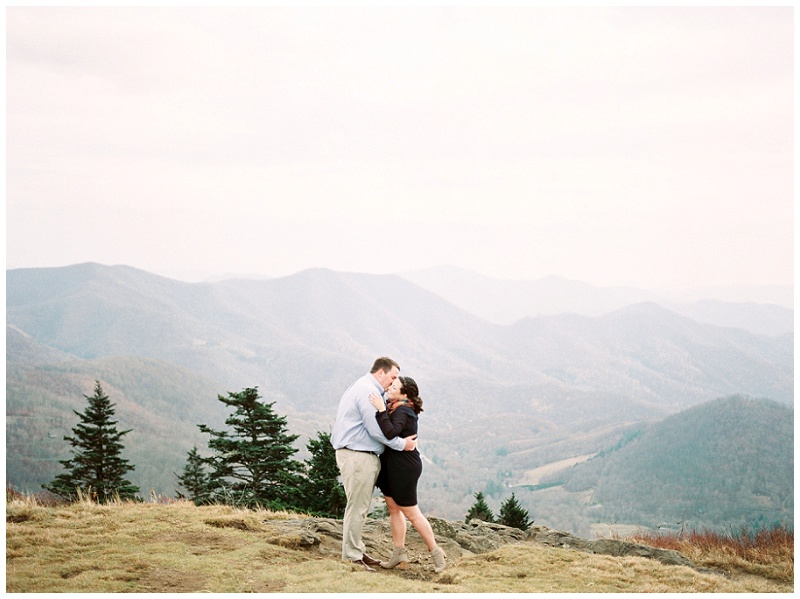 Outdoor engagement photography in the Appalachian Mountains