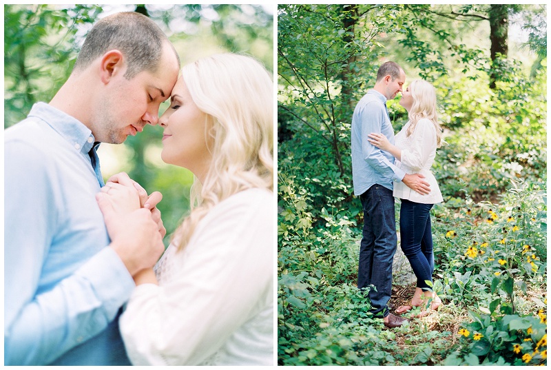 Jordan and Sabrina engagement session on Roan Mountain