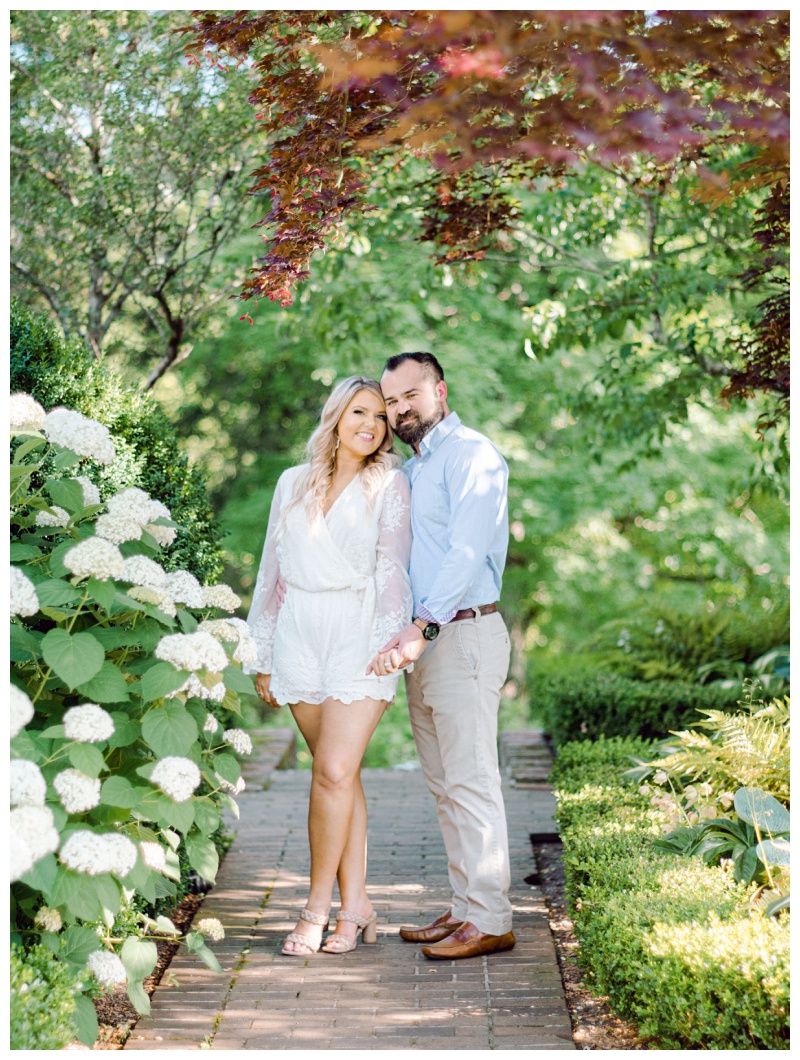 Maple Grove Estate Knoxville TN historic mansion backdrop for engagement portraits