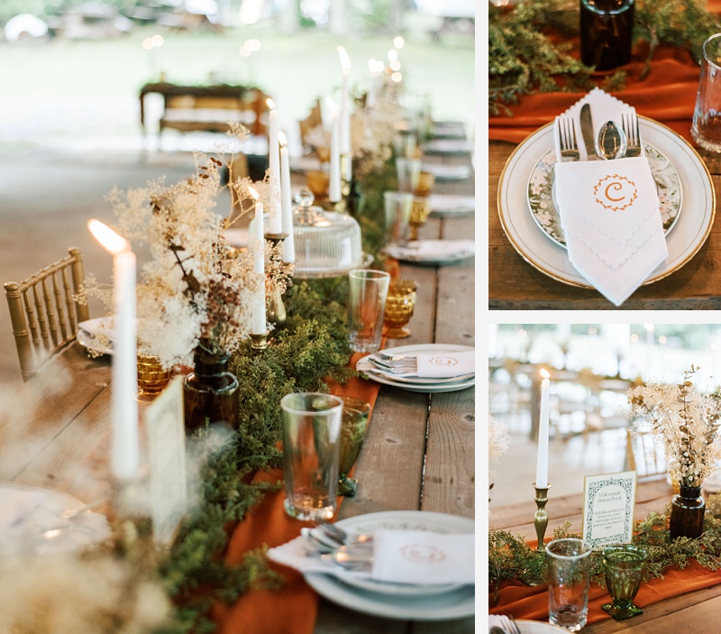 Scenic outdoor wedding ceremony in Virginia