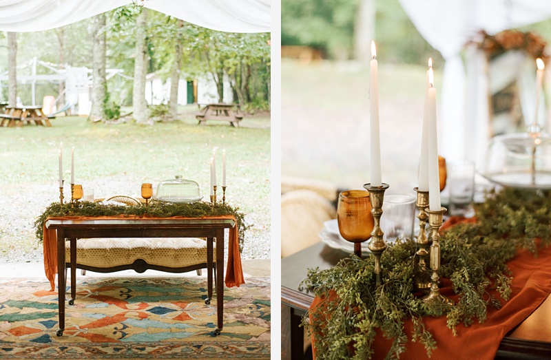 Southwest Virginia wedding with forested trails