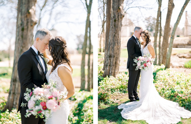 Marblegate Farm bride and groom portraits