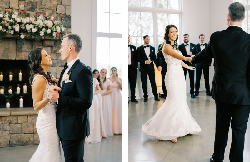 Couple’s first dance at marblegate farm
