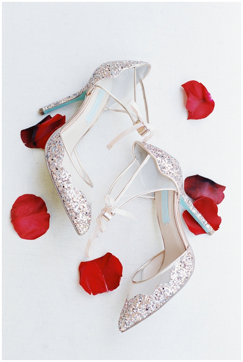 Bridal wedding shoes