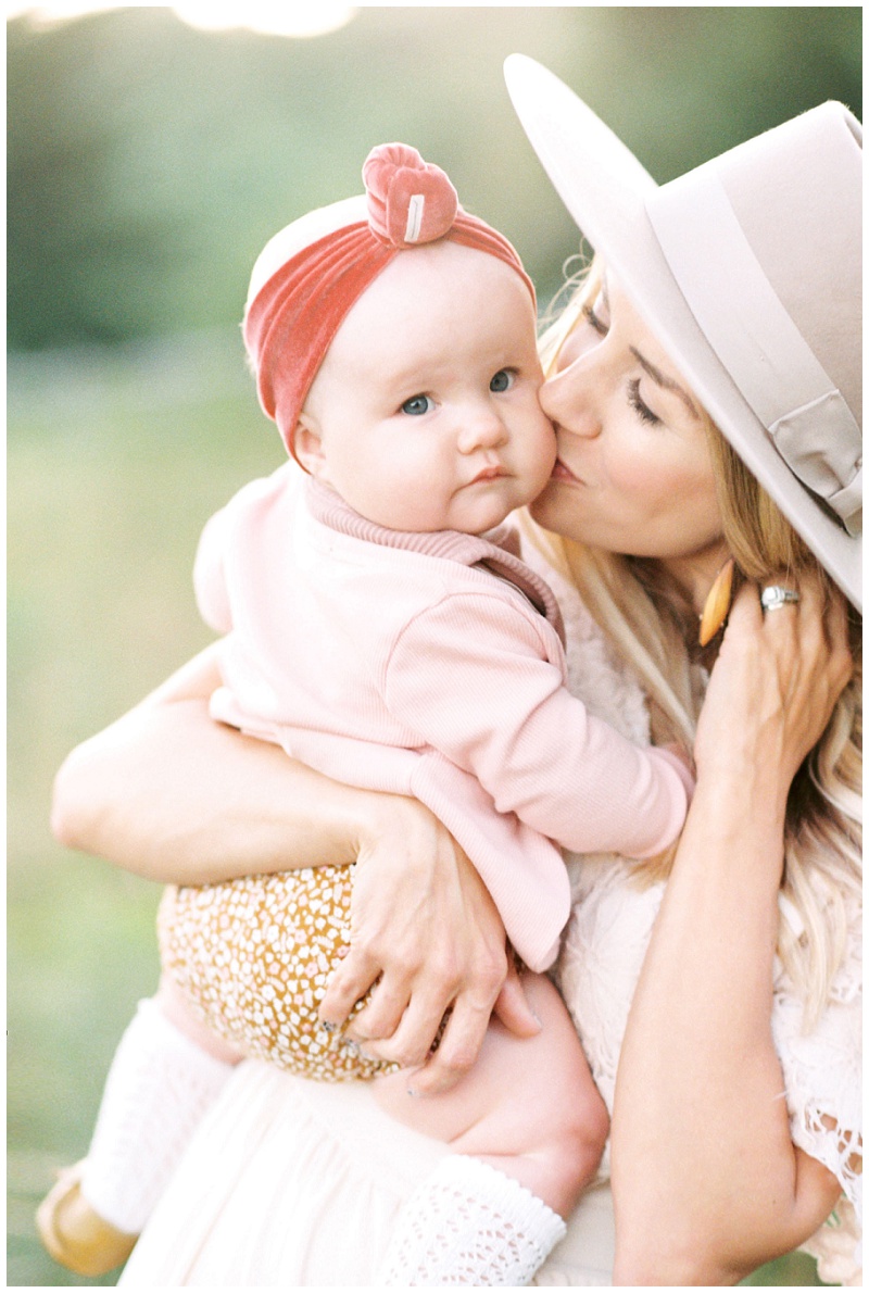Outdoor family session in Abingdon VA with natural mountain landscape