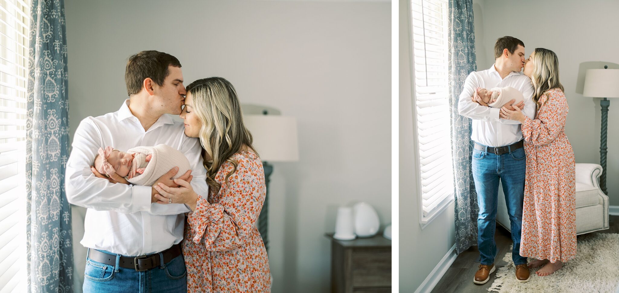 Newborn posed naturally in neutral wrap for timeless photos Newborn posed naturally in neutral wrap for timeless photos