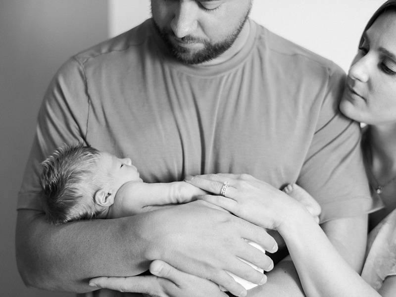 Kingsport TN newborn photographer capturing peaceful baby sleeping