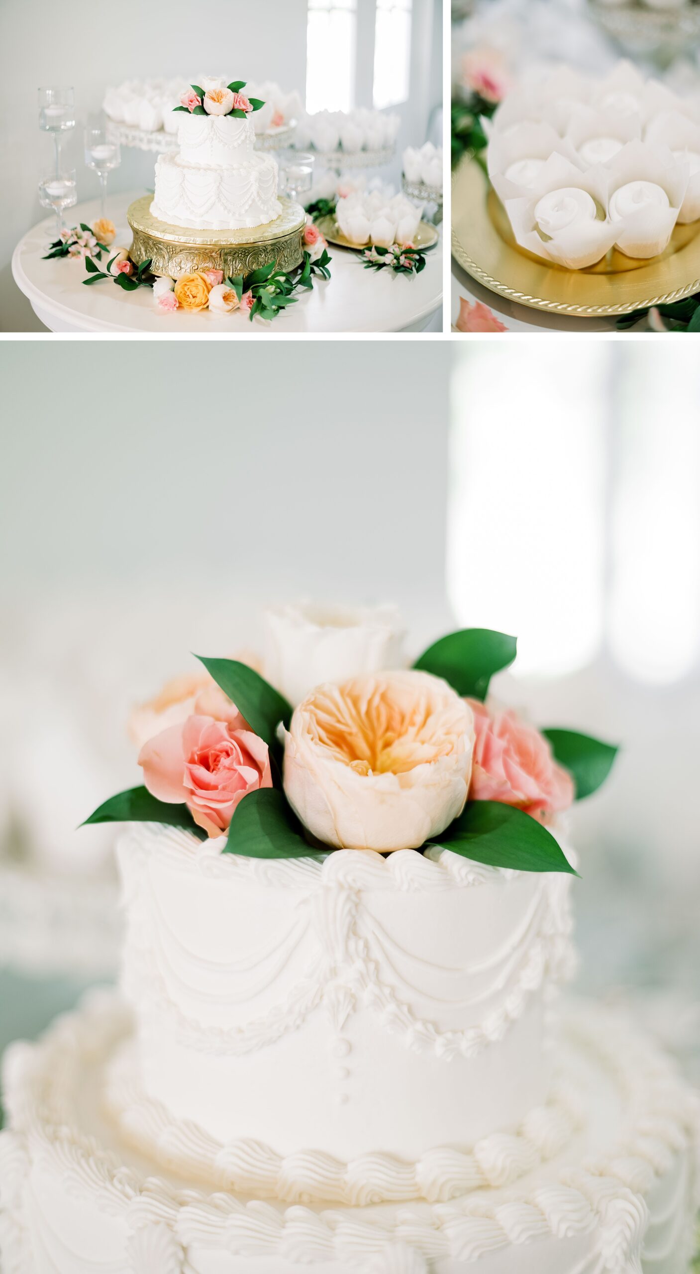 wedding cake at Lake House wedding venue TN
